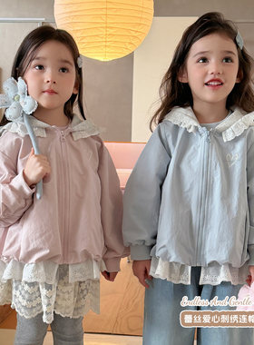 大小卷女童秋季外套2026新款韩版儿童洋气时髦上衣宝宝春秋款夹克