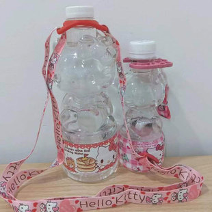 泰國三麗歐礦泉水Hellokitty711飲品凱蒂貓純凈水可愛瓶原裝 帶水