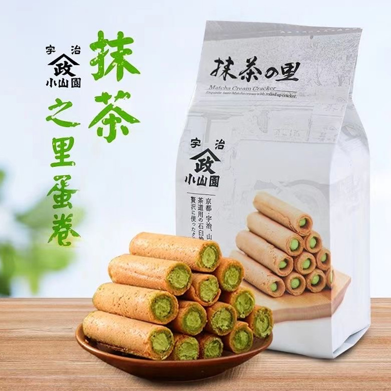 日本山政小山园抹茶蛋卷