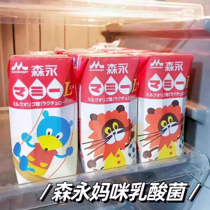 日本森永乳酸菌儿童饮料牛奶