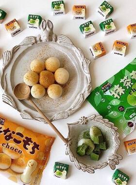日本松尾夹心巧克力草莓味糯米味