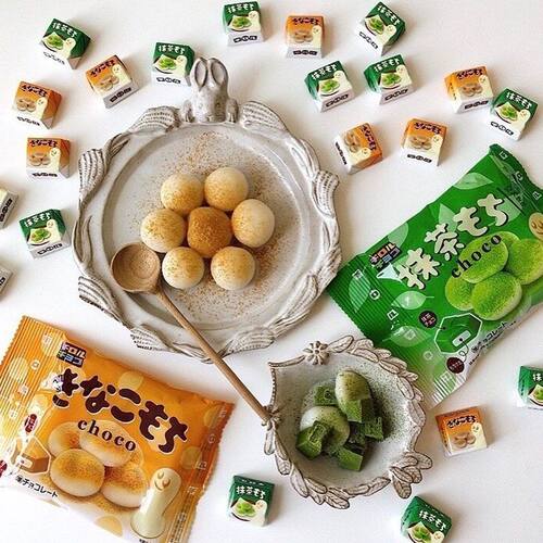 日本松尾夹心巧克力草莓味糯米味