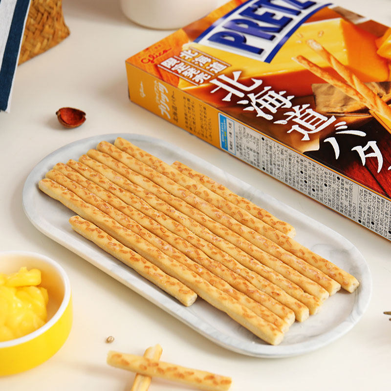 日本Glico进口格力高百力黄油口味PRETZ饼干休闲零食