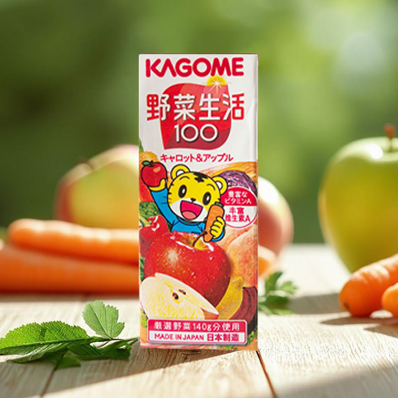 日本进口可果美Kagome饮料野菜生活胡萝卜苹果复合果蔬汁饮料