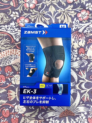 日本ZAMST赞斯特EK-3运动护膝膝盖关节专业篮球羽毛球跑步护具
