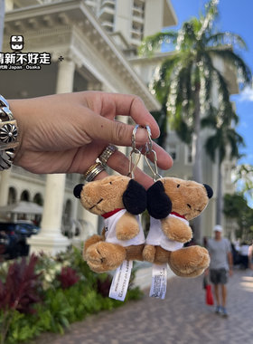 【现】美国正版HelloKitty夏威夷黑皮三丽鸥snoopy史努比挂件玩偶