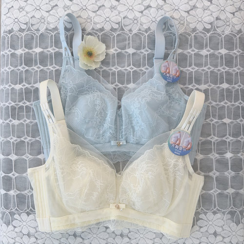 香蜜闺秀25212003兔耳朵超薄C杯显瘦文胸性感蕾丝杯内衣胸罩