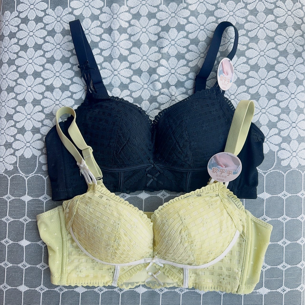 香蜜闺秀24112006小胸b杯文胸亲肤棉上薄下厚无钢圈轻盈云朵内衣