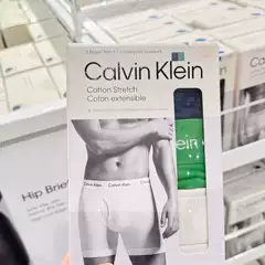 Ck Calvin Klein American Men's Elastic Cotton Breathable Mid-Length Boxer Briefs 3 Pairs Nb2616