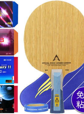LOK雷神IW81 PRO八一队特制外置内置碳素乒乓球底板球拍粘拍套餐