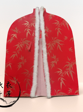 寒衣节冬季手工纸衣斗篷仙女娘娘通用款带毛边观音王母仙袍九月九