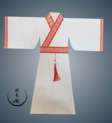 男款纸仙衣款宽袖手工仙袍城隍爷胡三太爷常仙通用款神仙衣服供奉