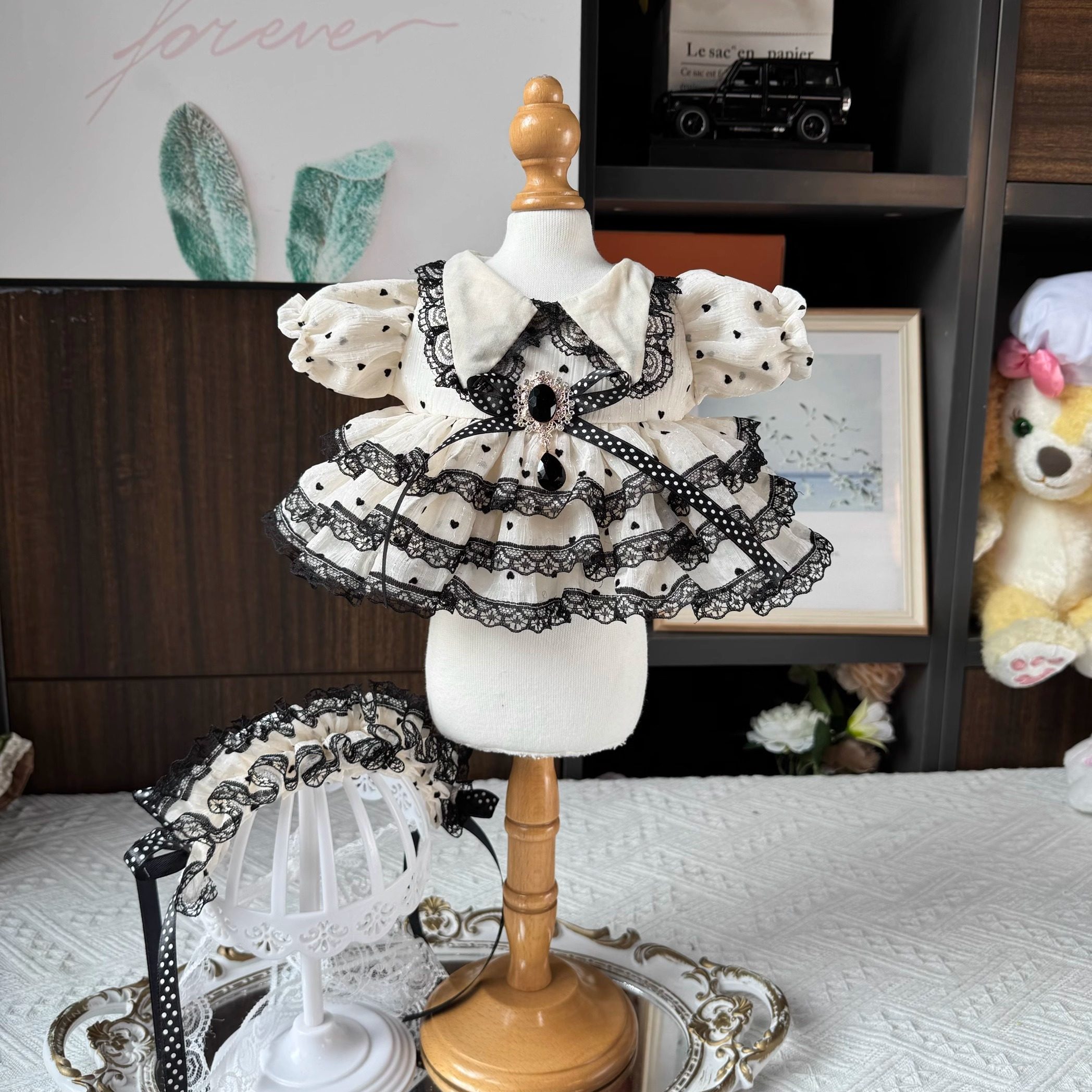 高定手工20cm棉花娃娃衣服星黛露玲娜贝儿公主洋装可琦安福宝裙子,模玩/动漫/周边/娃圈三坑/桌游,棉花娃娃/毛绒玩具娃衣,淘宝优惠券,粉丝福利购,淘宝优惠卷