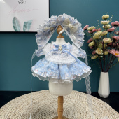 原创手工13英寸星黛露40cm棉花娃娃衣服大头裙莉娜熊20cm棉花娃衣