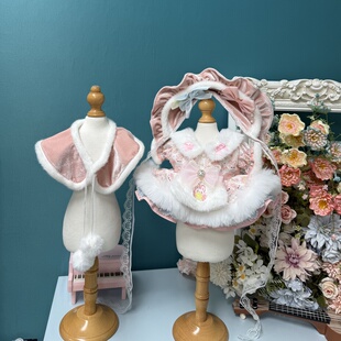 DANI原创20cm棉花娃娃衣服星黛露玲娜贝儿着替莉娜熊大头福宝披肩