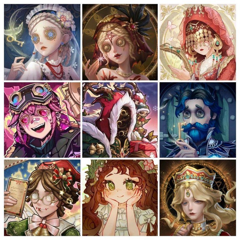 第五人格简单数字油画送人礼物