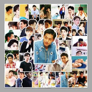 50张以你的心诠释我的爱涂鸦个性泰剧bkpp咕卡DIY滑板行李箱贴纸