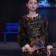 女装 新中式 外套黑色气质款 真丝桑蚕丝双面双穿秋款 国风老丝缎女装