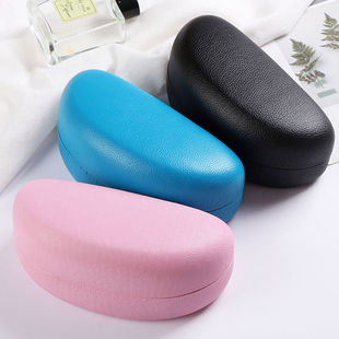 韩国高档眼镜盒墨镜盒 防压太阳眼镜盒黑色男女眼镜盒大号收纳盒