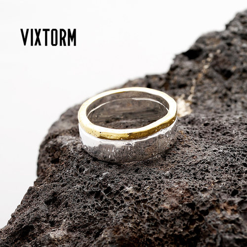 VIXTORM正品925纯银戒指先锋设计