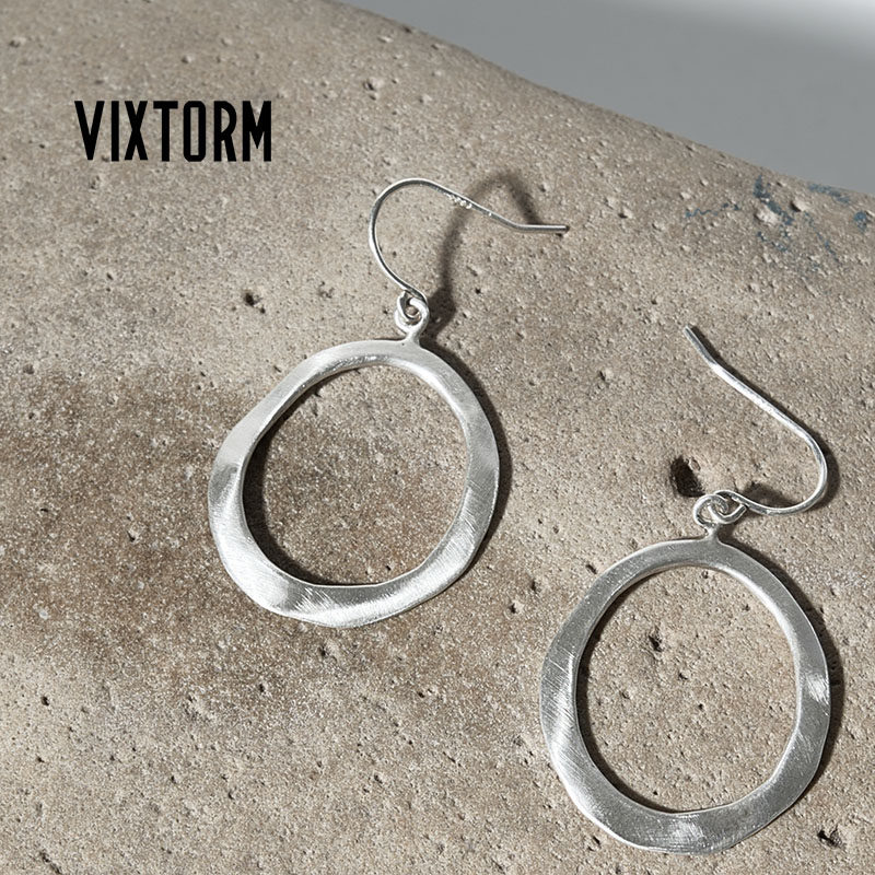 璇 Circe耳环 VIXTORM有机抽象风格S990银椭圆形大耳饰银色,饰品/流行首饰/时尚饰品新,银饰耳饰,淘宝优惠券,粉丝福利购,淘宝优惠卷