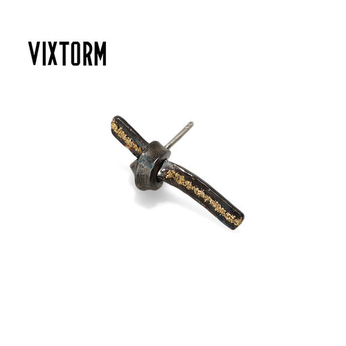 vixtorm正品925银耳钉纯手工