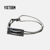 925纯银手饰小众原创设计师款 VIXTORM正品 手链 暗黑系现货Hinge
