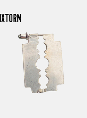 925纯银耳钉 街头风复古剃刀片 VIXTORM正品 嘻哈个性耳饰品Razor