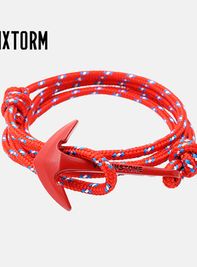 VIXTORM AR2.0经典船锚手链现货正品 本命年红色磨砂送人礼物
