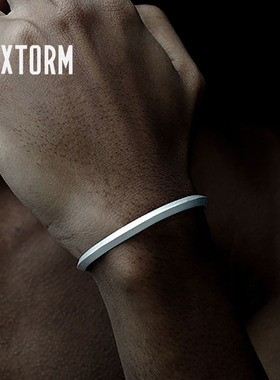 VIXTORM Triangular prism 纯银手镯 珠宝配饰 简约个性饰品设计