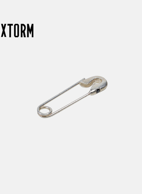 Pin / 别针925纯银耳钉 VIXTORM原创设计 镶石简约回形耳环