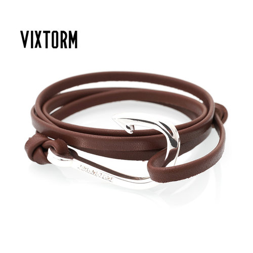 VIXTORM新年红皮手链情侣航海系