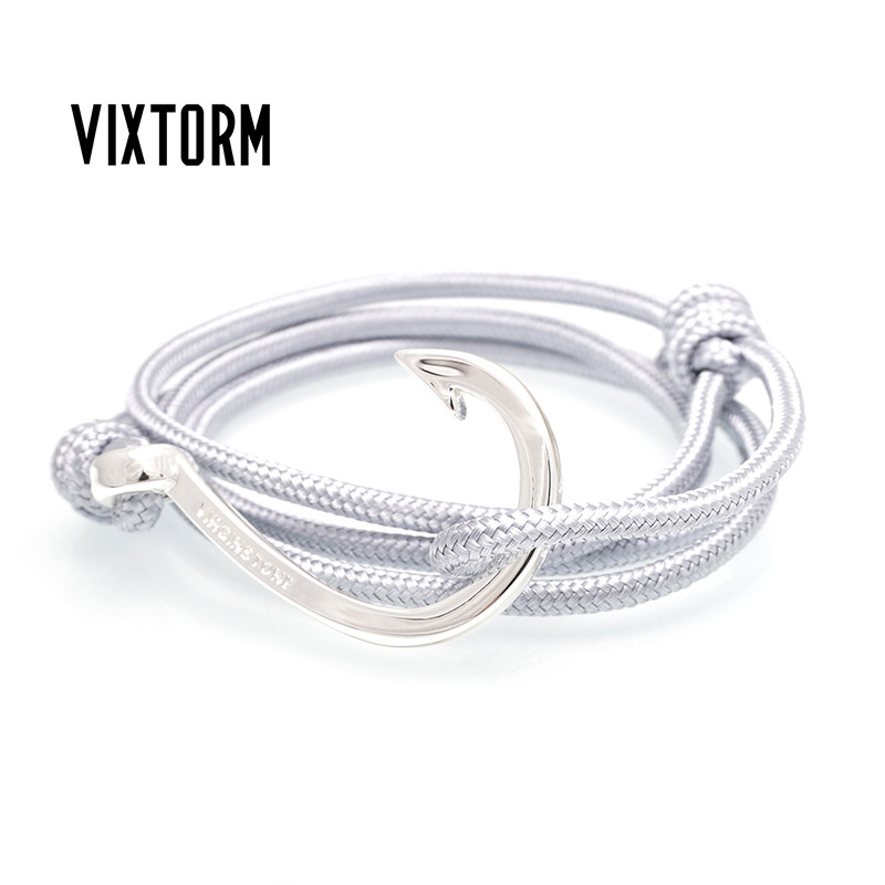 VIXTORM正品手绳情侣航海风鱼钩