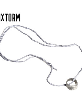 进口真丝浸染项链毛衣链戒指手工绳 潮牌VIXTORM德国定制  Cyril