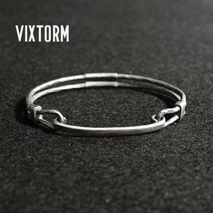 Forge 机械 925纯银手镯 Merchanical 系列镯子 中性AW VIXTORM