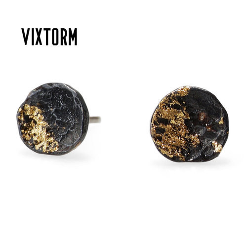 VIXTORM纯手工耳钉925银暗黑系