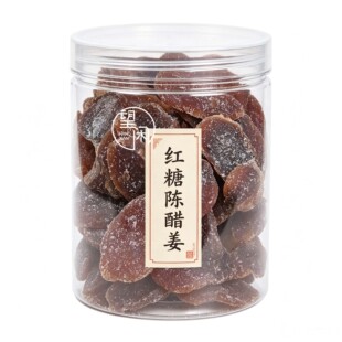 望闲红糖陈醋姜片罐装瓶装嫩姜即食零食四通姜条姜块红糖新兴凉果