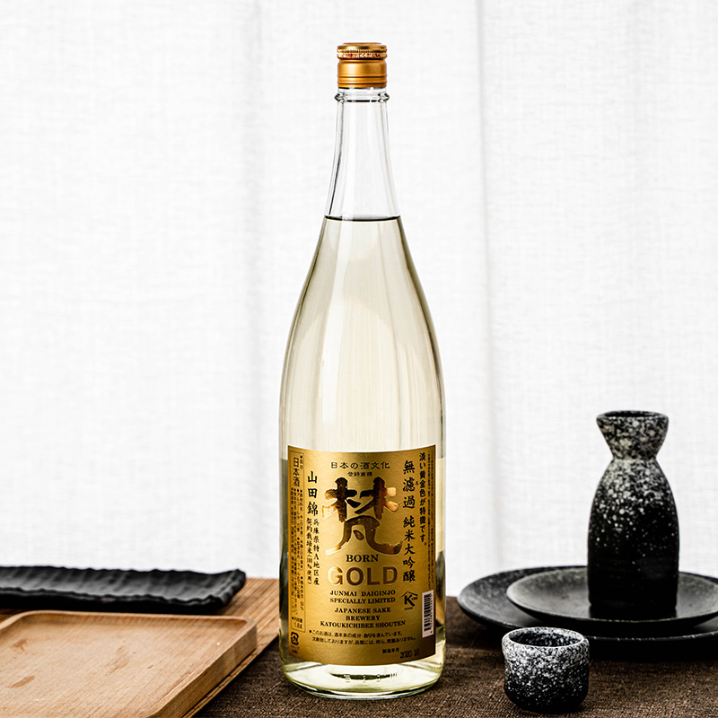 日本原装进口梵gold黄金无过滤纯米大吟酿梵38三割八分清酒1800ml