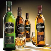 苏格兰Glenfiddich格兰菲迪12年15年18年21年单一麦芽威士忌700ml