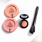 3ce哑光单色腮红小样ROSE NUDE MONO蜜桃橘裸粉自然腮红修容