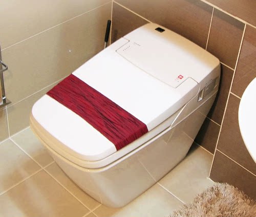 韩国进口vovo080S智能马桶一体式灌肠水疗全自动翻盖电动坐便器