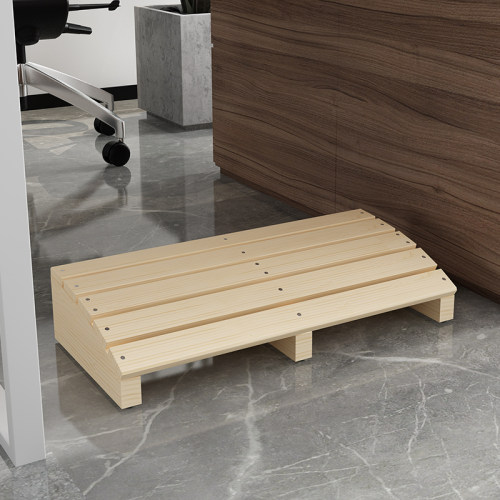 办公室垫脚神器家用踮脚台钢琴踩脚凳电脑桌垫脚凳实木脚踏板儿童 - 封面