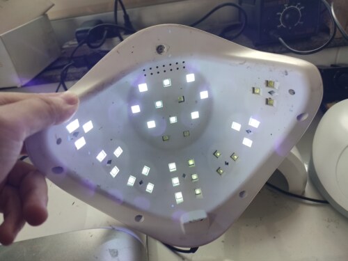 品牌Sun5Plus美甲灯维修更换灯珠烤胶效果好光疗灯定制灯珠不开机
