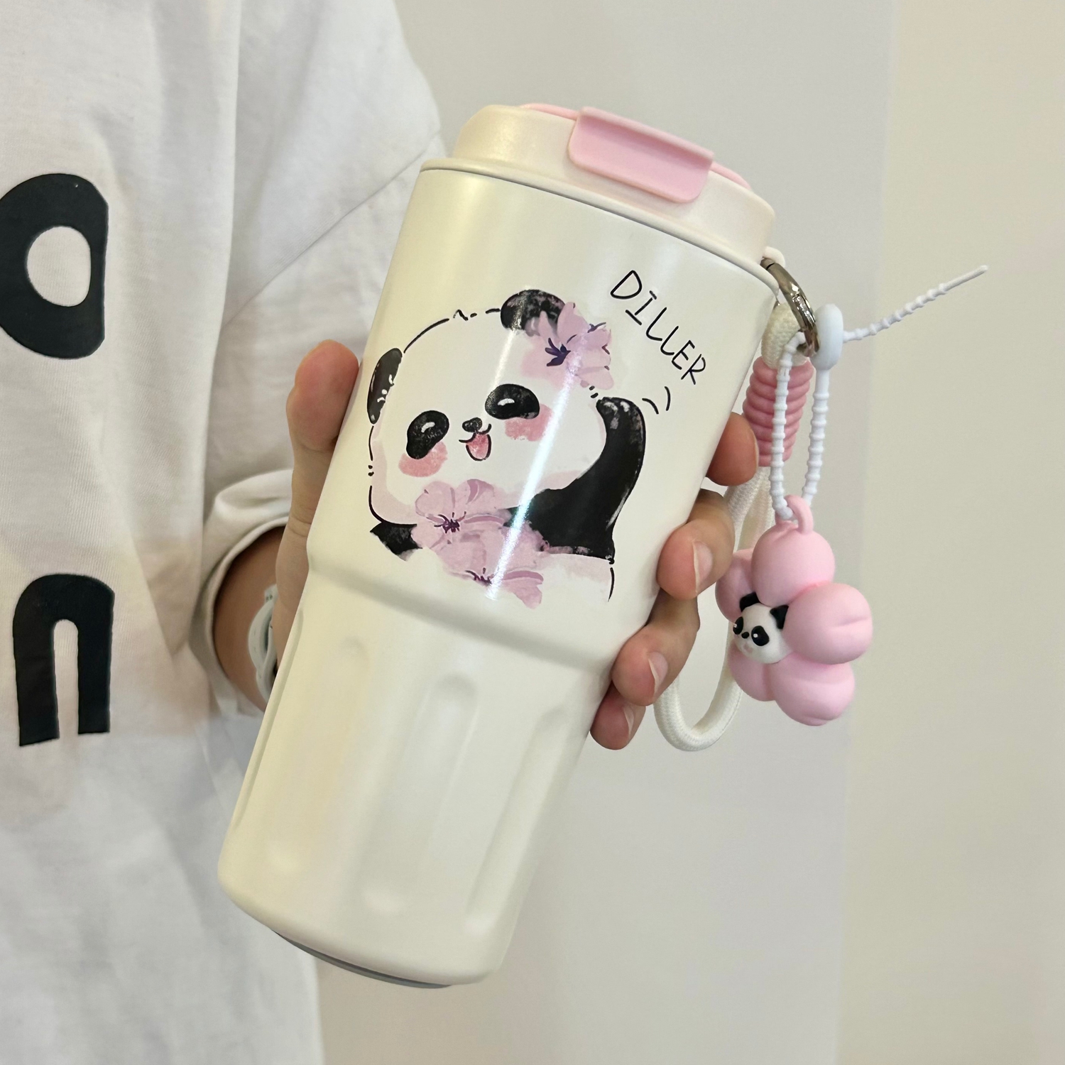 樱桃保温杯高颜值女生316不锈钢