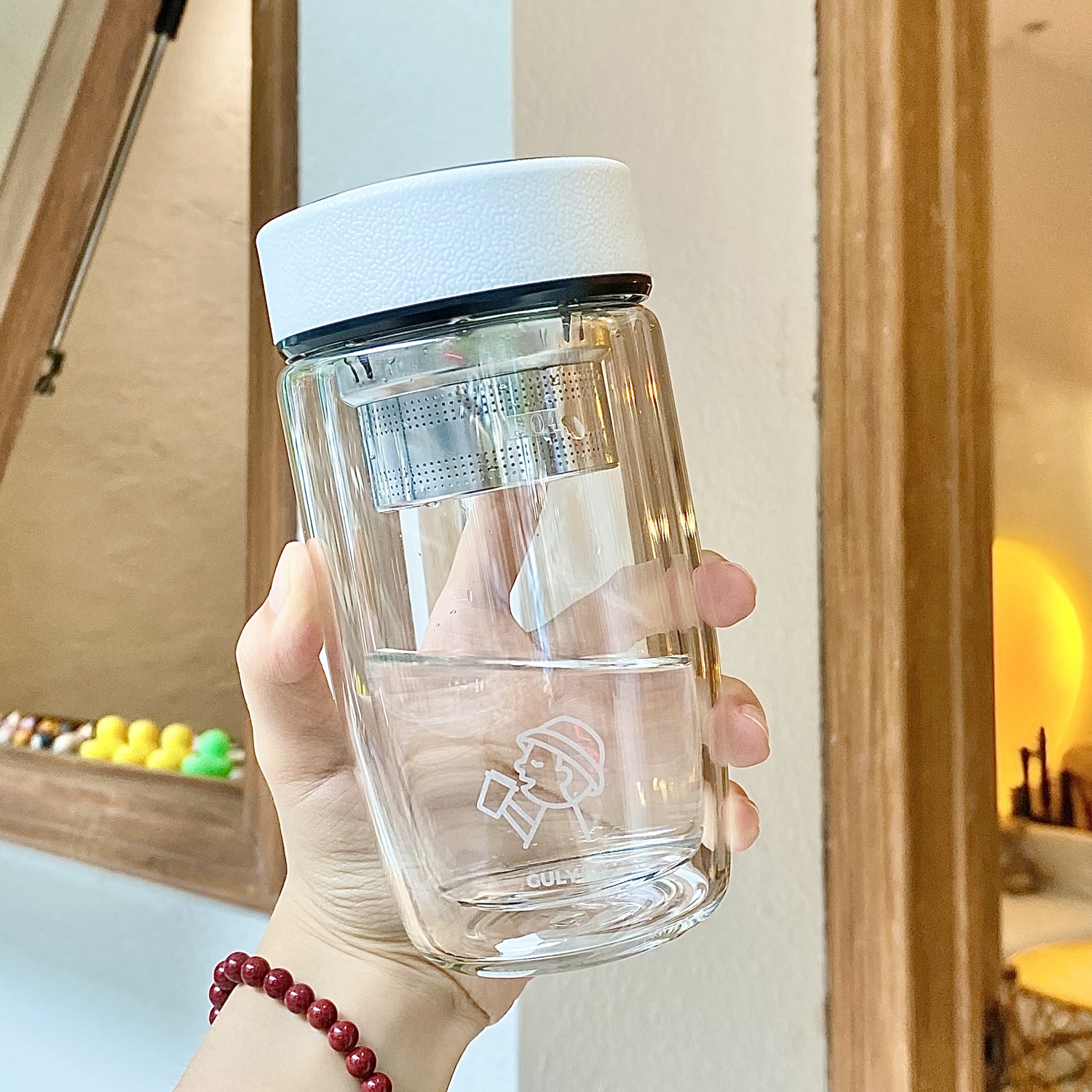 GULY玻璃办公室简约双层杯