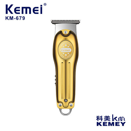 kemei/科美KM-679自动研磨油头推剪USB光头推剪家用发廊理发器