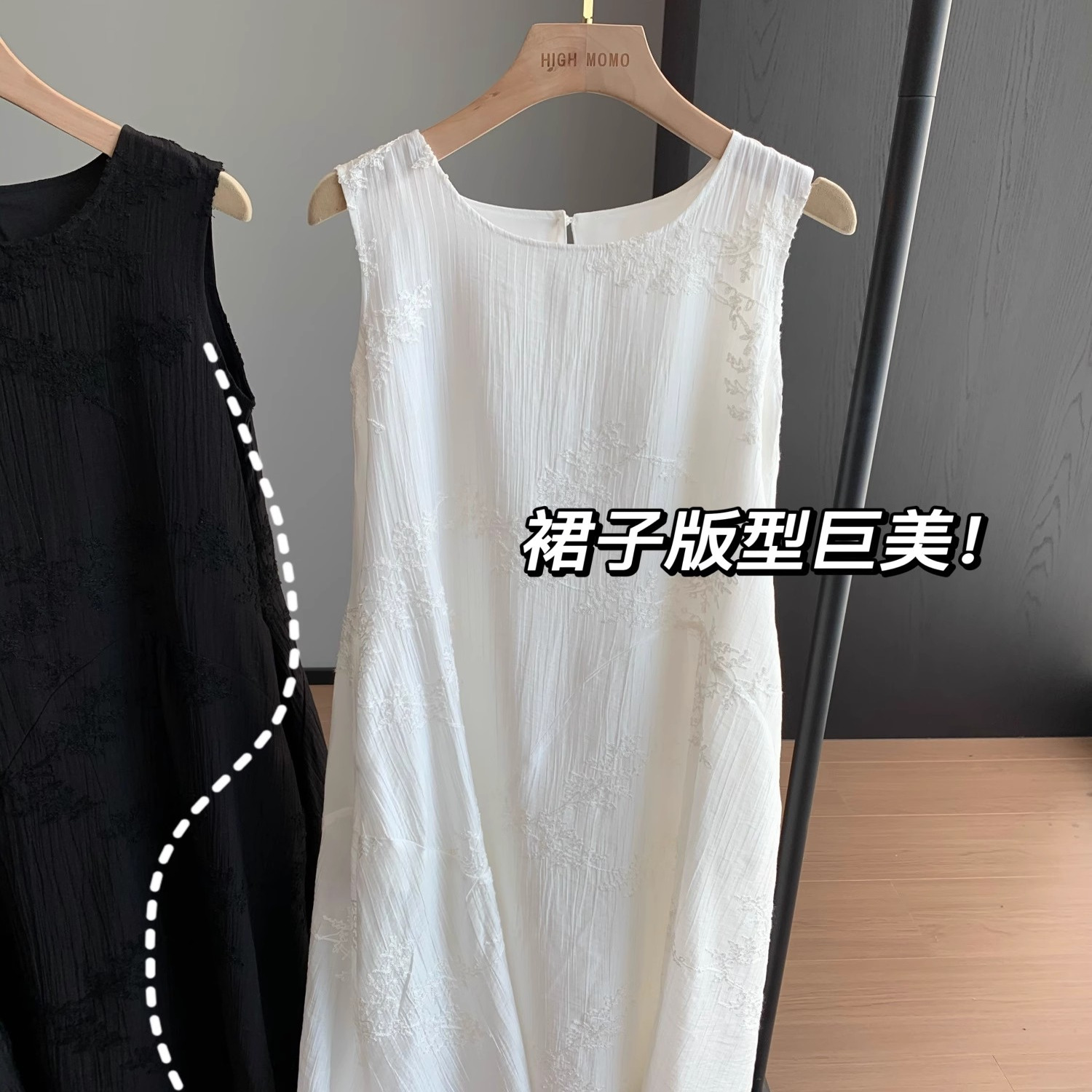 A字版森系无袖连衣裙女夏新25