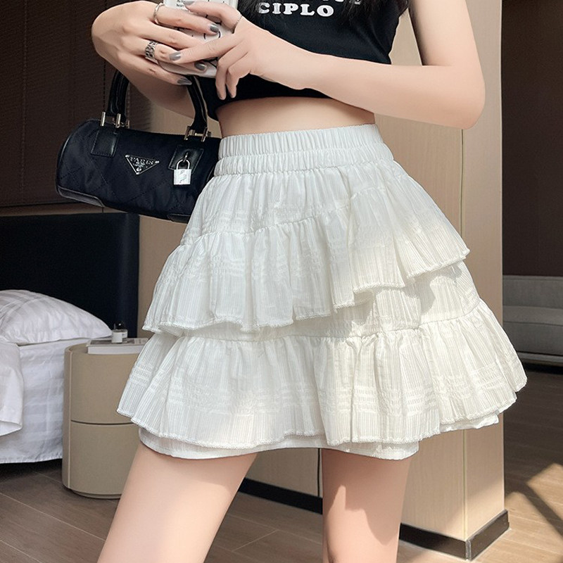 女大童时尚蛋糕半身裙