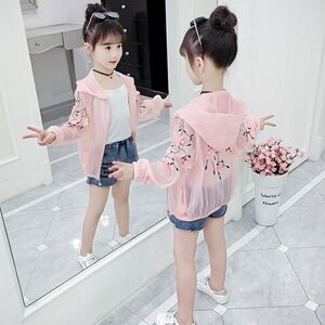 女童防晒衣夏季洋气冰丝薄款速干衣儿童防晒服女孩夏装外套皮肤衣