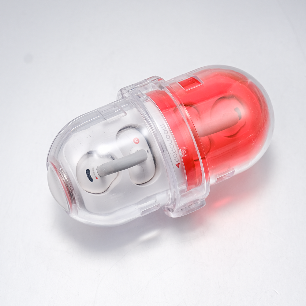 【新品现货】水月雨药丸pill音乐胶囊通用保护套耳机保护套 透明 耐磨 防摔硬质全包裹PC套适用于水月雨